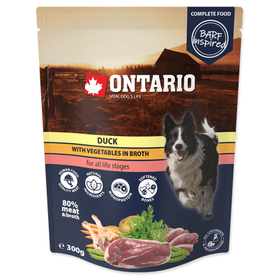Ontario Kapsička kachna se zeleninou ve vývaru pro psy