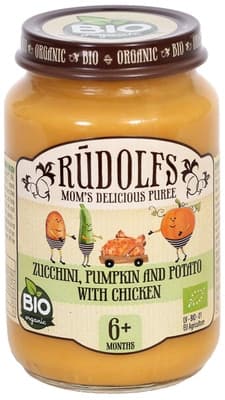 Rudolfs BIO Cuketa, dýně, brambory s kuřecím masem