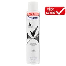 Rexona Invisible Black & White compressed antiperspirant sprej 200ml