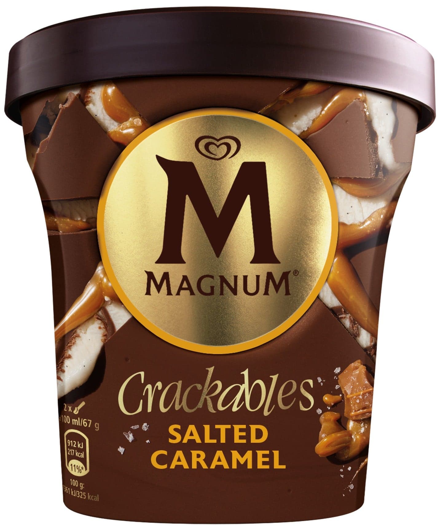 Magnum Double salted caramel zmrzlina v kelímku