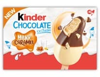 Kinder Chocolate Caramel zmrzlina mraž. 4 x 50 ml multipack
