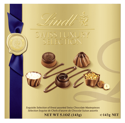Lindt švýcarské výběrové čokoládové pralinky