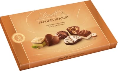 Lindt bonboniéra pralinky nugátové