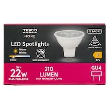 Home LED žárovka 2W GU4 teplé bílé světlo 2 ks