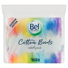 Bel Face & Body Rainbow vatové tyčinky sáček 160 ks