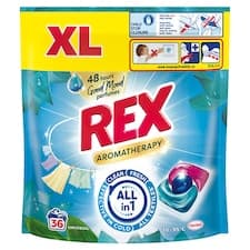 REX Aromatherapy Universal přípravek pro praní prádla 36 praní 36 x 12g (432g)
