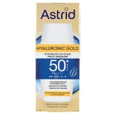 Astrid Hyaluronic Gold vyplňující UV fluid proti vráskám SPF 50+ 50ml