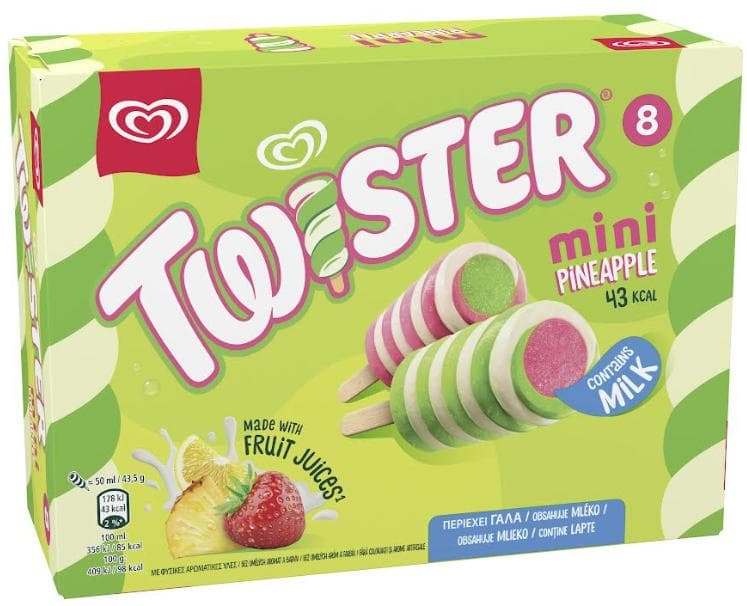 Algida Twister mini max multipack (8×50 ml)