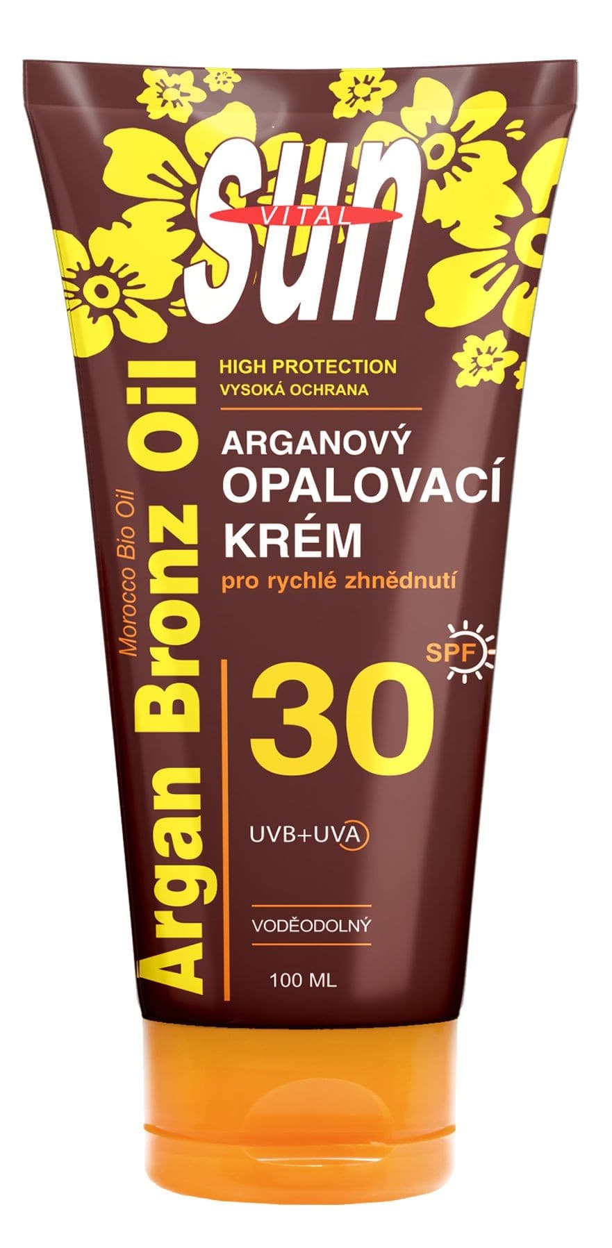 Vivaco  Arganový opalovací krém OF30 100ml