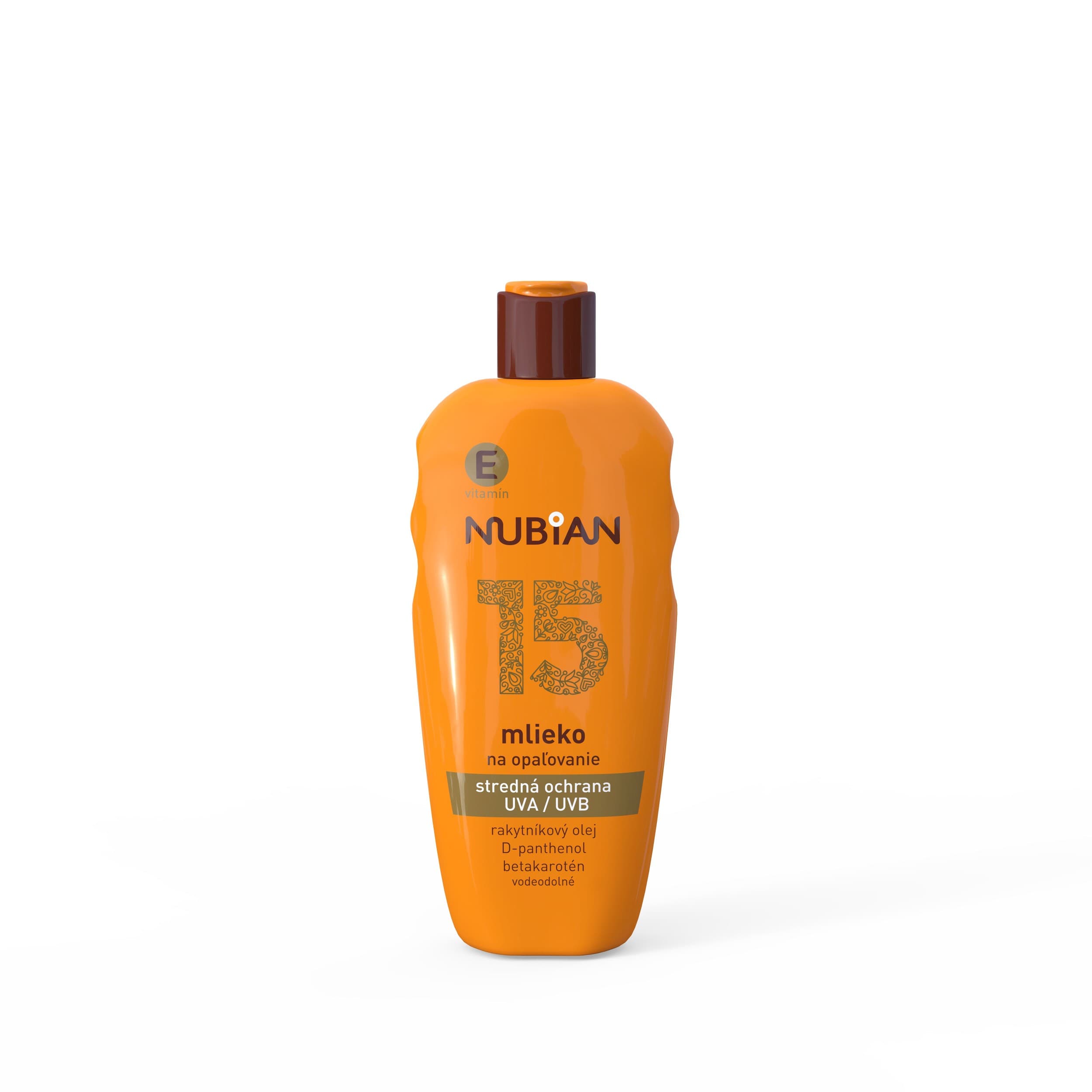 Nubian Mléko na opalování SPF 15 200 ml