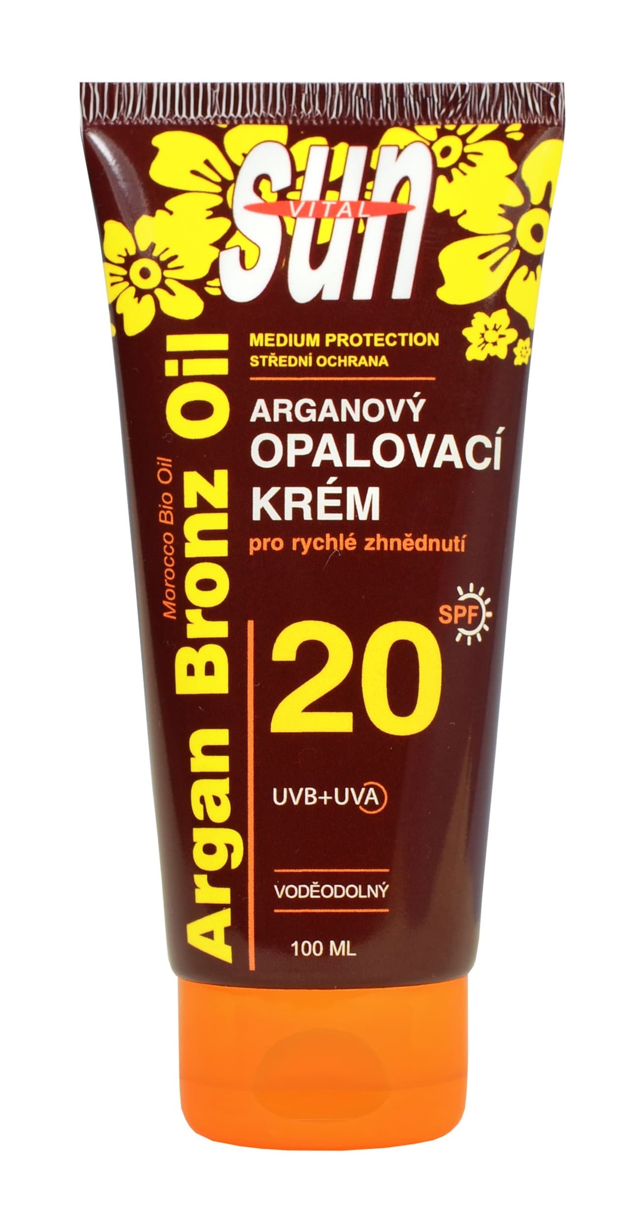Vivaco  Arganový opalovací krém OF20  100ml