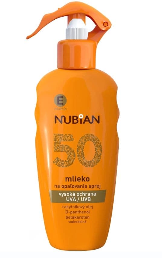 Nubian Mléko na opalování ve spreji 200 ml