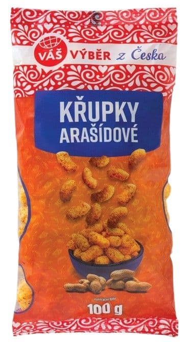 Váš Výběr Křupky arašídové 100g