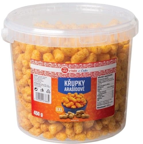 Váš Výběr Křupky arašídové 450g XXL