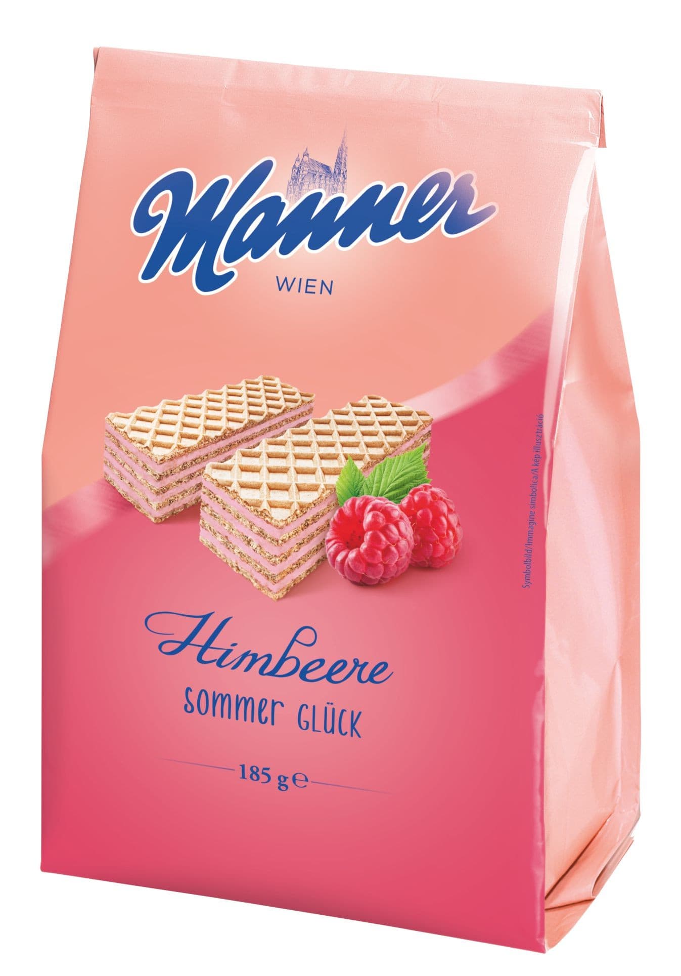 Manner Oplatky s malinovou náplní 185g