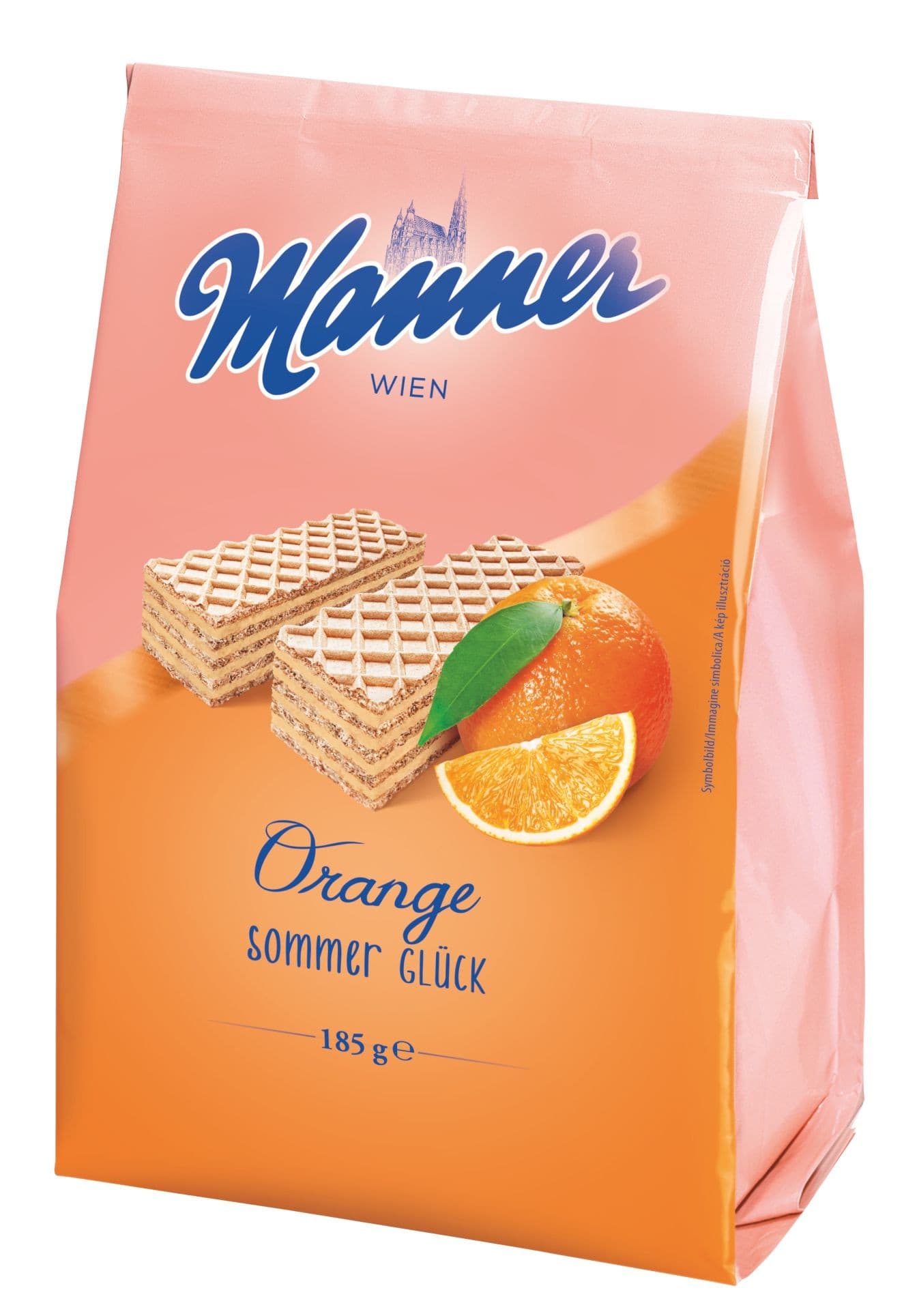 Manner Oplatky s pomerančovou náplní 185g