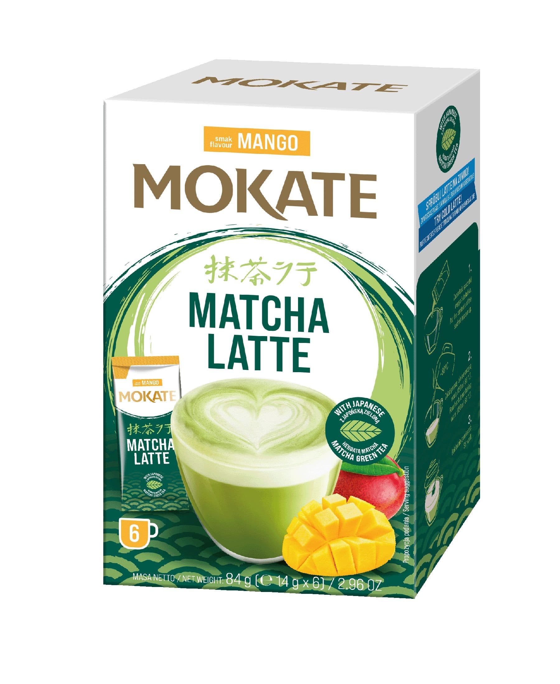 Mokate Latte matcha Mango 84g