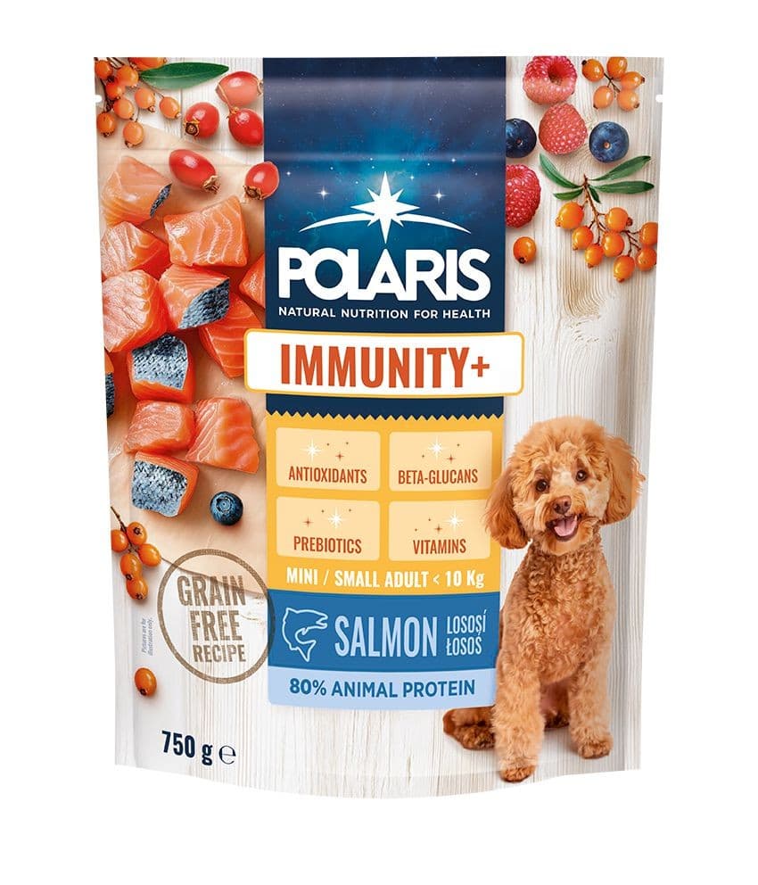 Polaris Imunity+ granule pro psa s čerstvým masem small&mini losos 750g