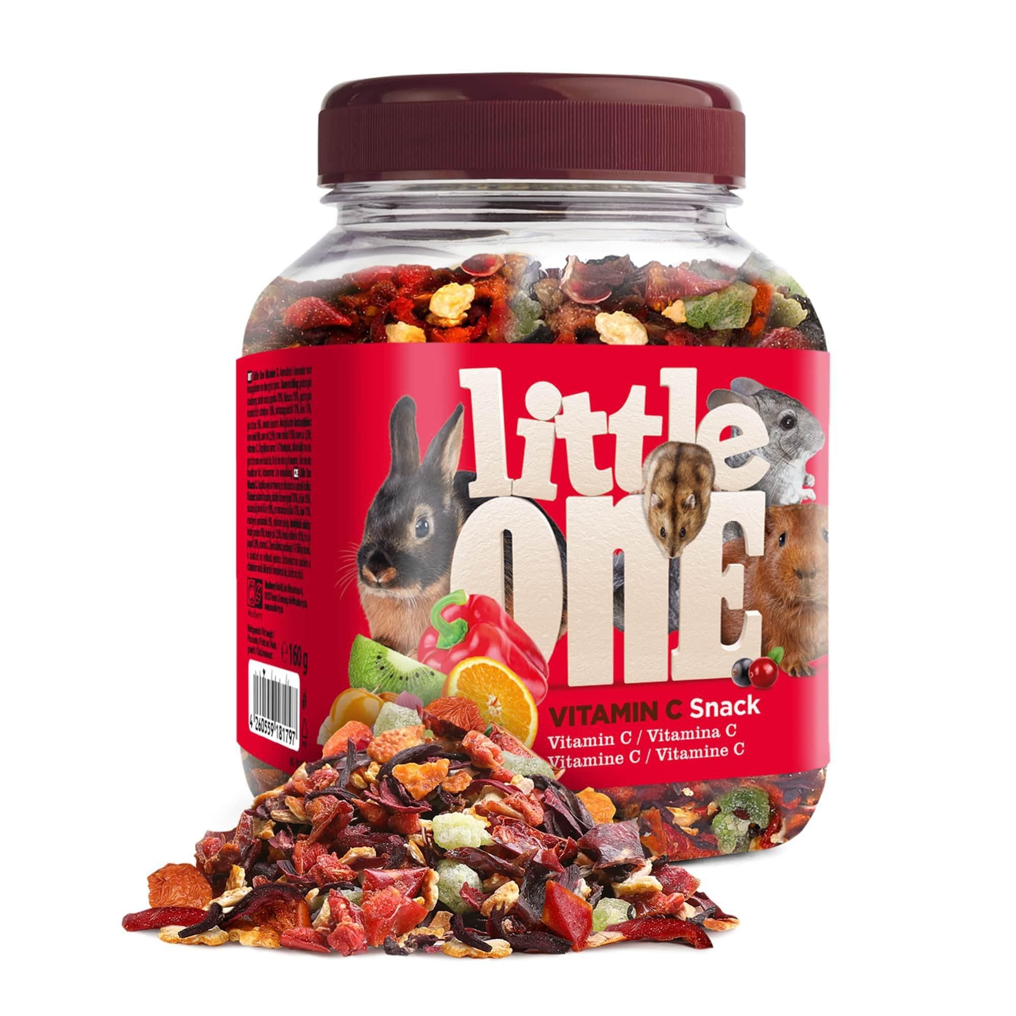 Little One směs s vitaminem C pamlsky pro hlodavce 160g