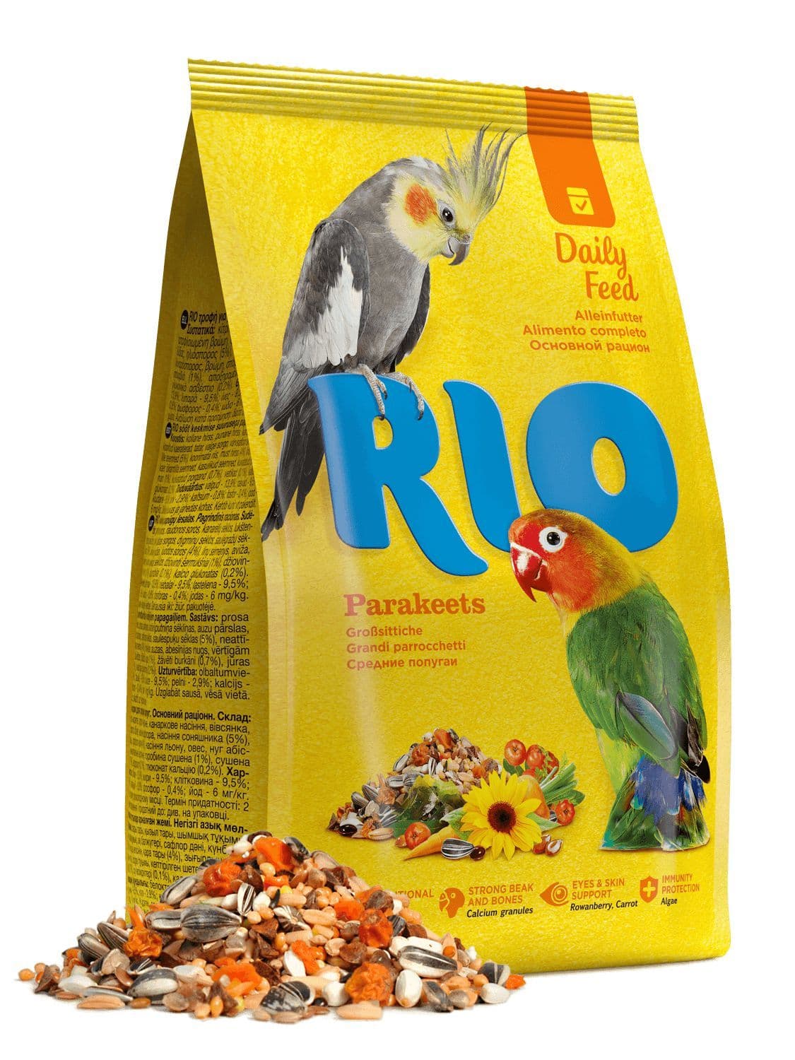 RIO směs pro střední papoušky 1 kg