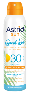 Astrid  SUN Neviditelný suchý sprej na opalování SPF 30