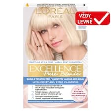 L'Oréal Paris Excellence Pure Blonde 03 Blond ultra světlá popelavá, 72 ml + 48 ml + 12 ml + 60 ml