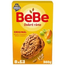 Opavia sušenky BeBe Dobré Ráno müsli s ovocem 8 x 45g (360g)