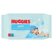 Huggies Pure dětské ubrousky 56 ks