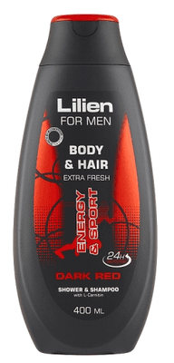 Lilien Sprchový gel Dark Red 2v1 pánský