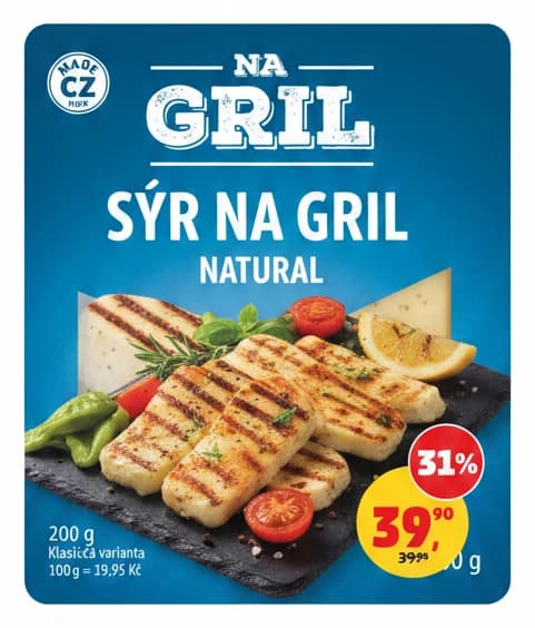 Sýr na gril Natural