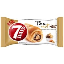 7 Days Croissant s arašídovou příchutí a kakaovou náplní 80g