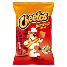 Cheetos Extrudovaný kukuřičný výrobek s příchutí kečupu 85g