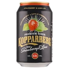 Kopparberg Cider s příchutí jahod a limetky 330ml