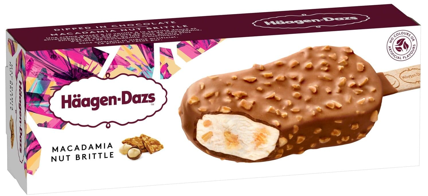 Häagen-Dazs Stick Macadamia Nutt Brittle