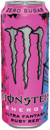 Monster Energy Ultra Fantasy Ruby Red Zero Sugar plech