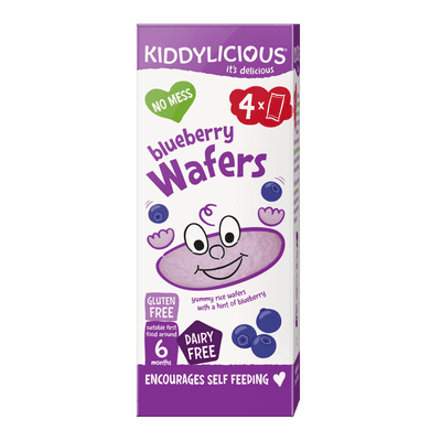 Kiddylicious oplatky borůvkové mini 4x4g