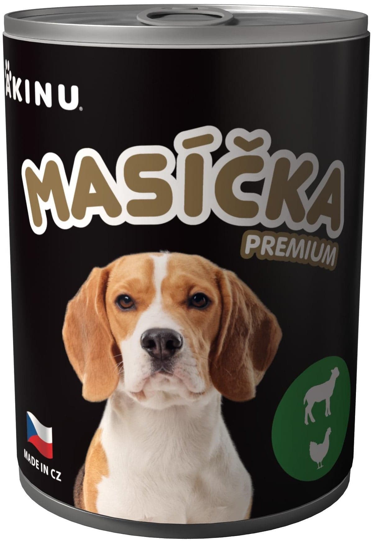 Akinu Masíčka Premium konzerva mleté s jehněčím pro psy