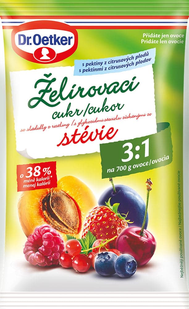 Dr. Oetker Želírovací cukr se stévií 3:1