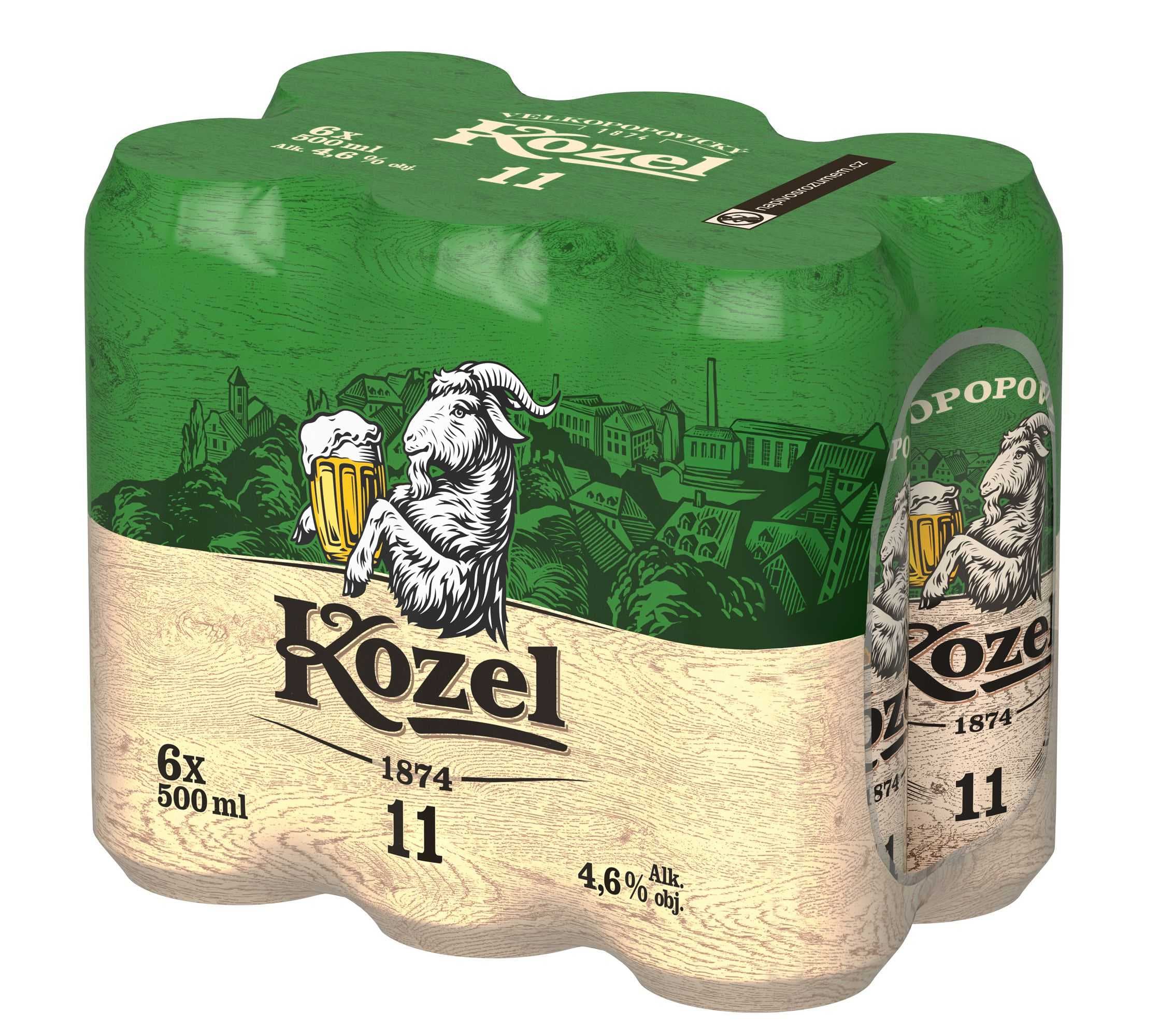 Velkopopovický Kozel 11 6pack plech