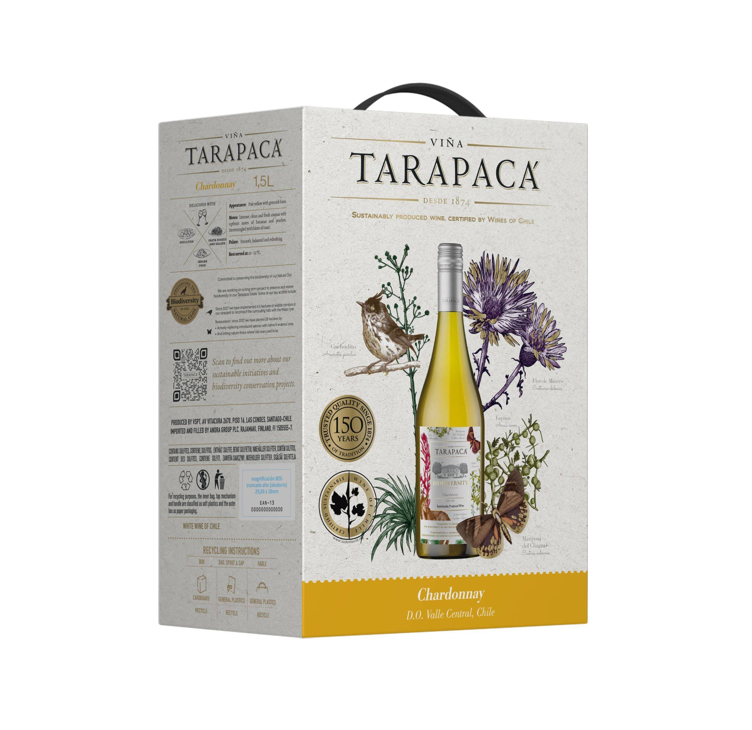 Chardonnay Tarapacá Bag in Box 1,5 l