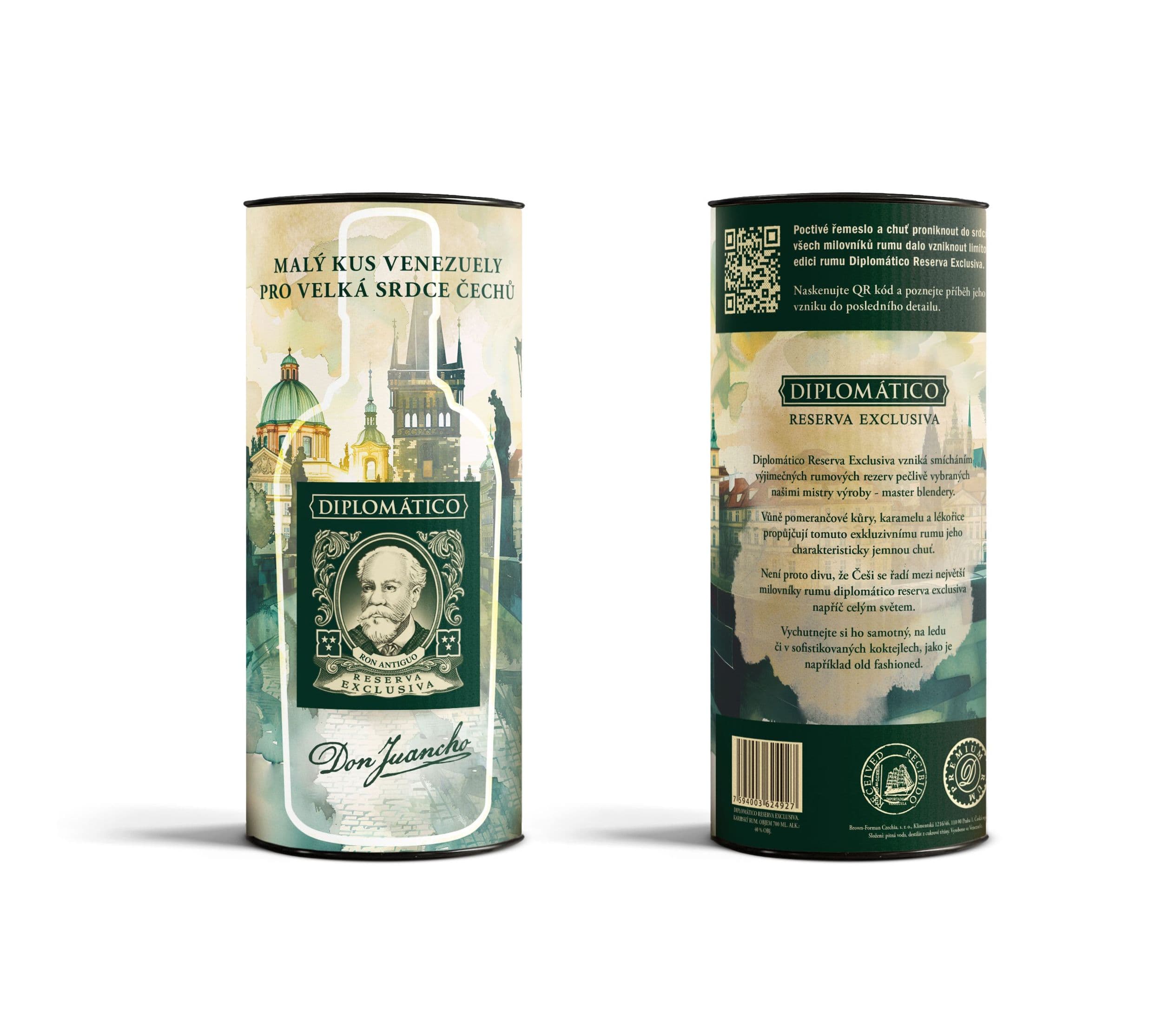 Diplomático Reserva Exclusiva 0,7 l limitovaná edice Praha