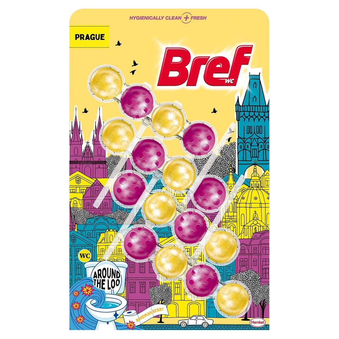 Bref Around the Loo Bohemian Berry 4x50g