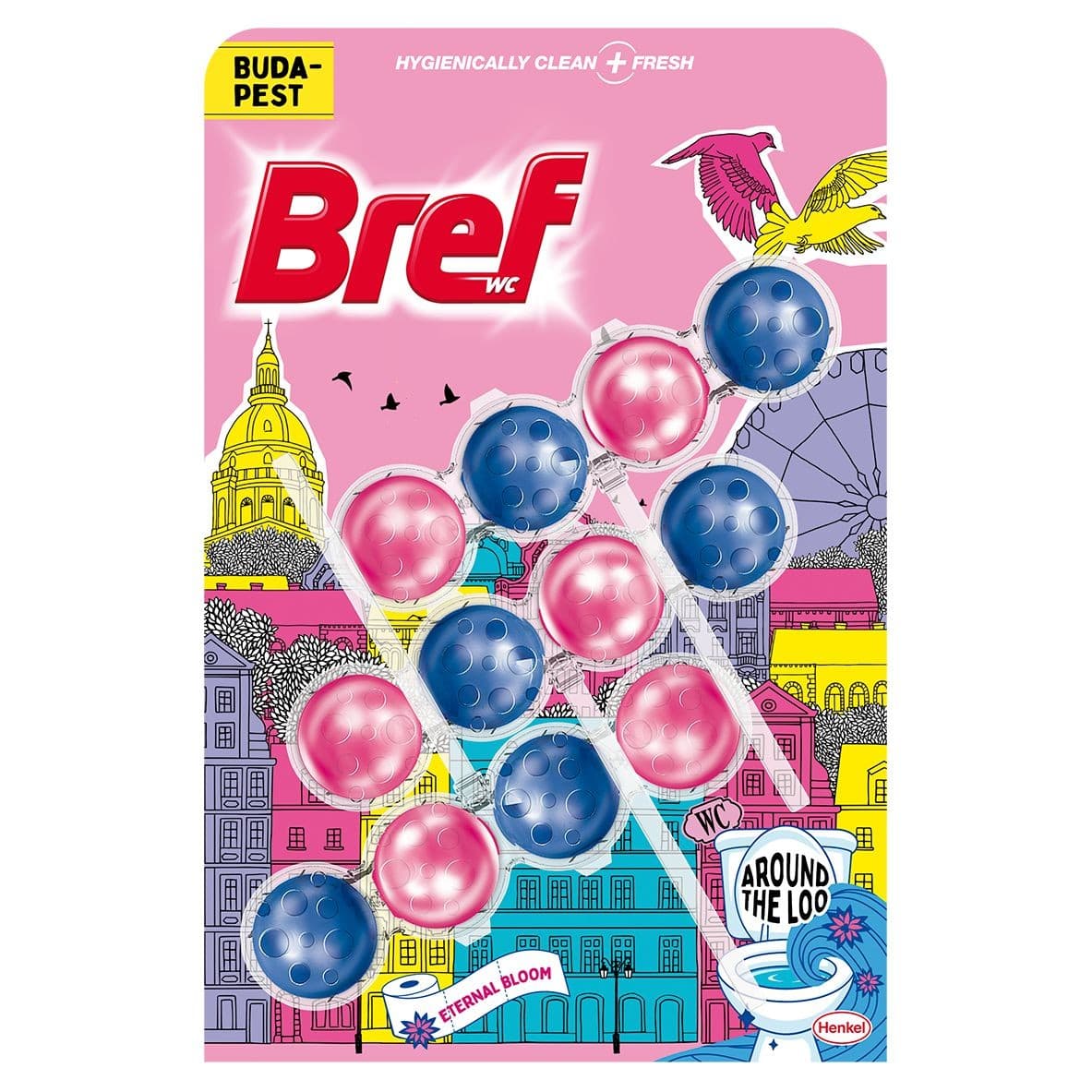 Bref Around the Loo Eternal Bloom 3x50g