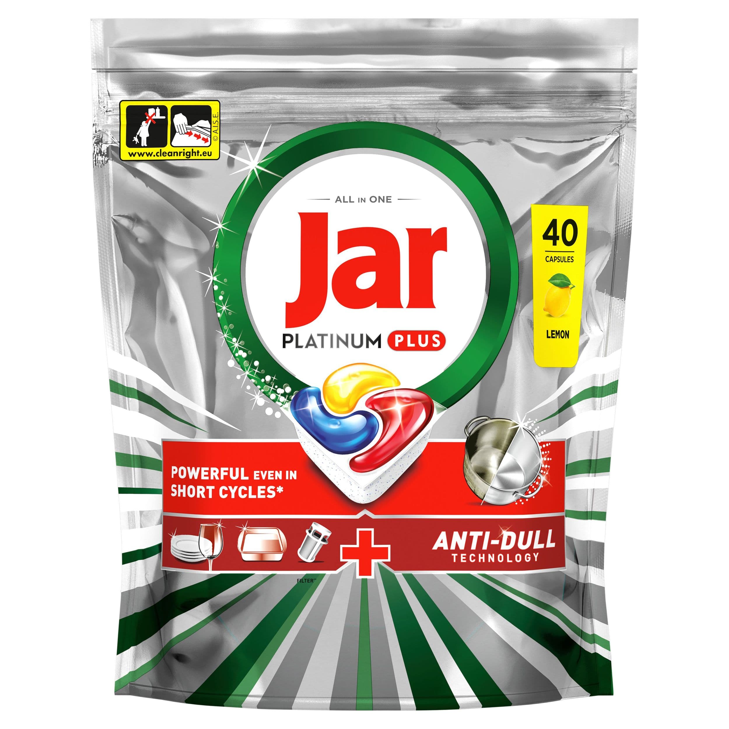 Jar Platinum Plus Kapsle Lemon 40kusů
