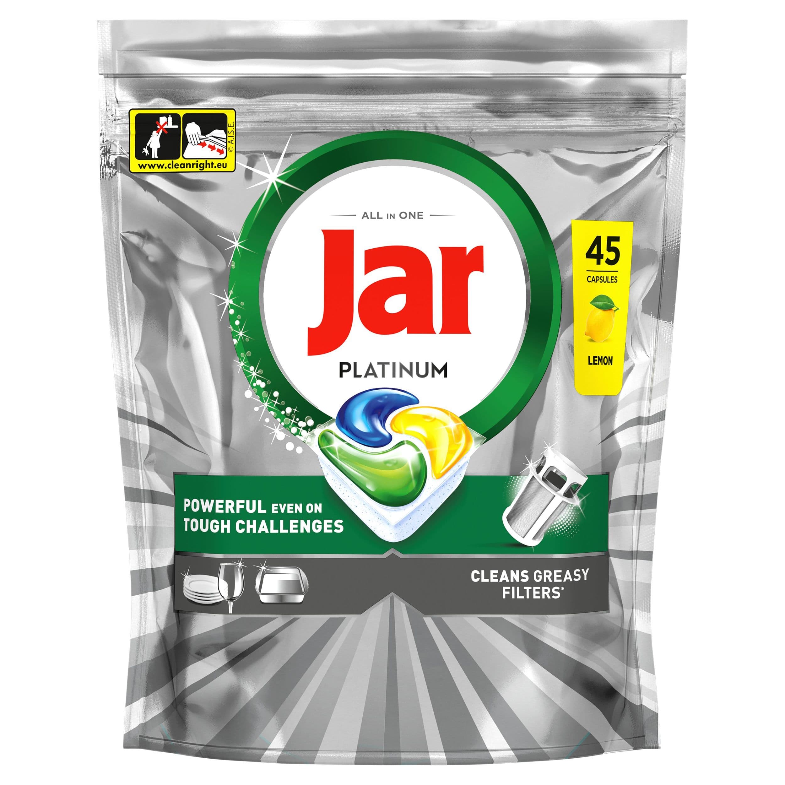 Jar Platinum Kapsle Lemon 45kusů