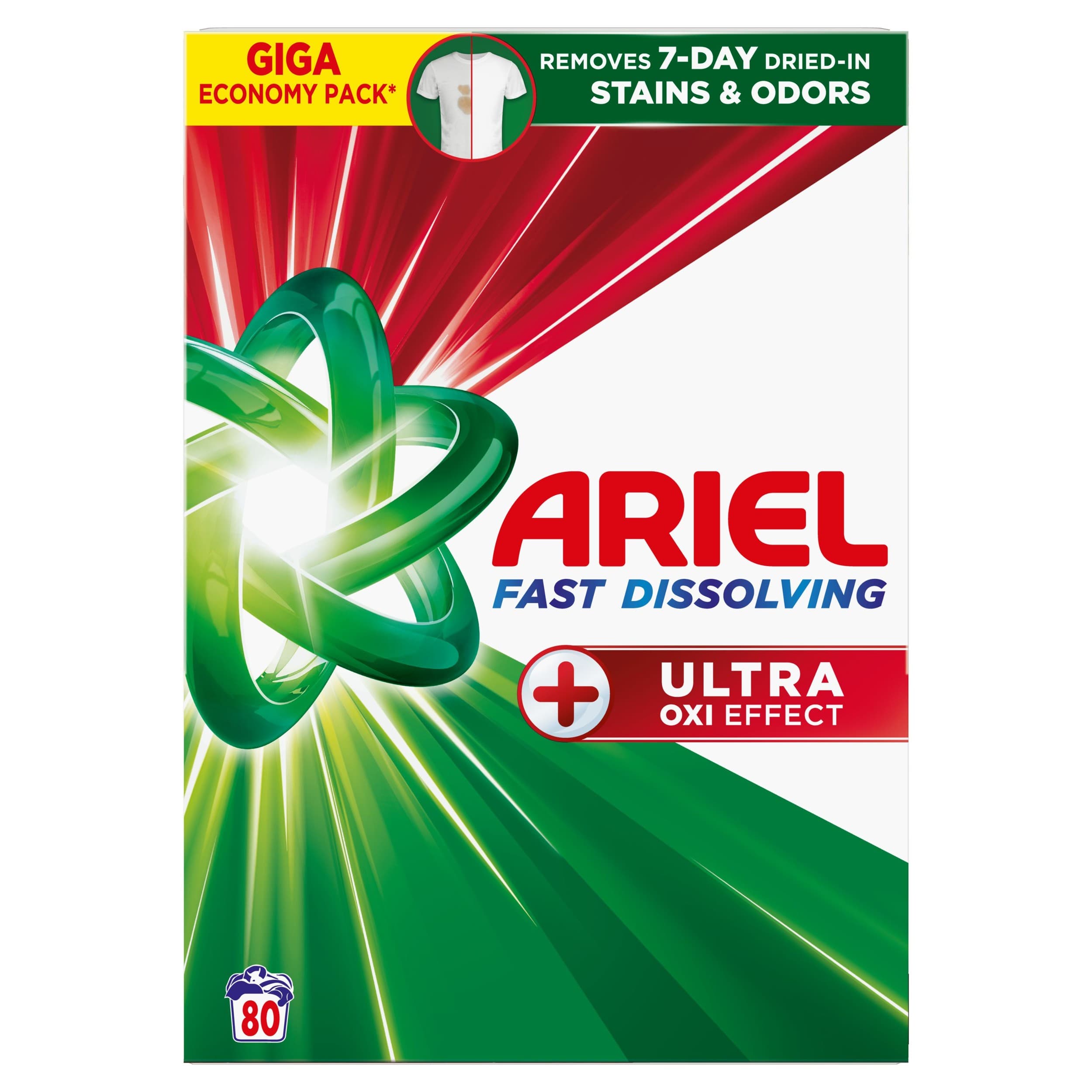 Ariel Prášek Ultra Oxi Effect 80 dávek