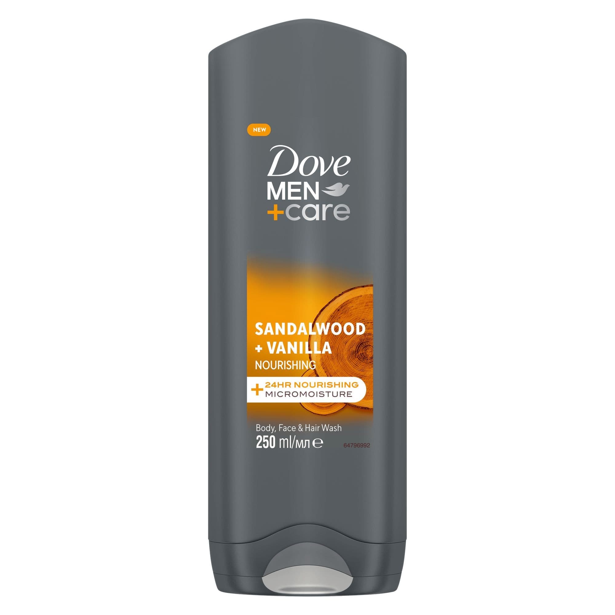 Dove Men Sandalwood & Vanilla sprchový gel 250 ml