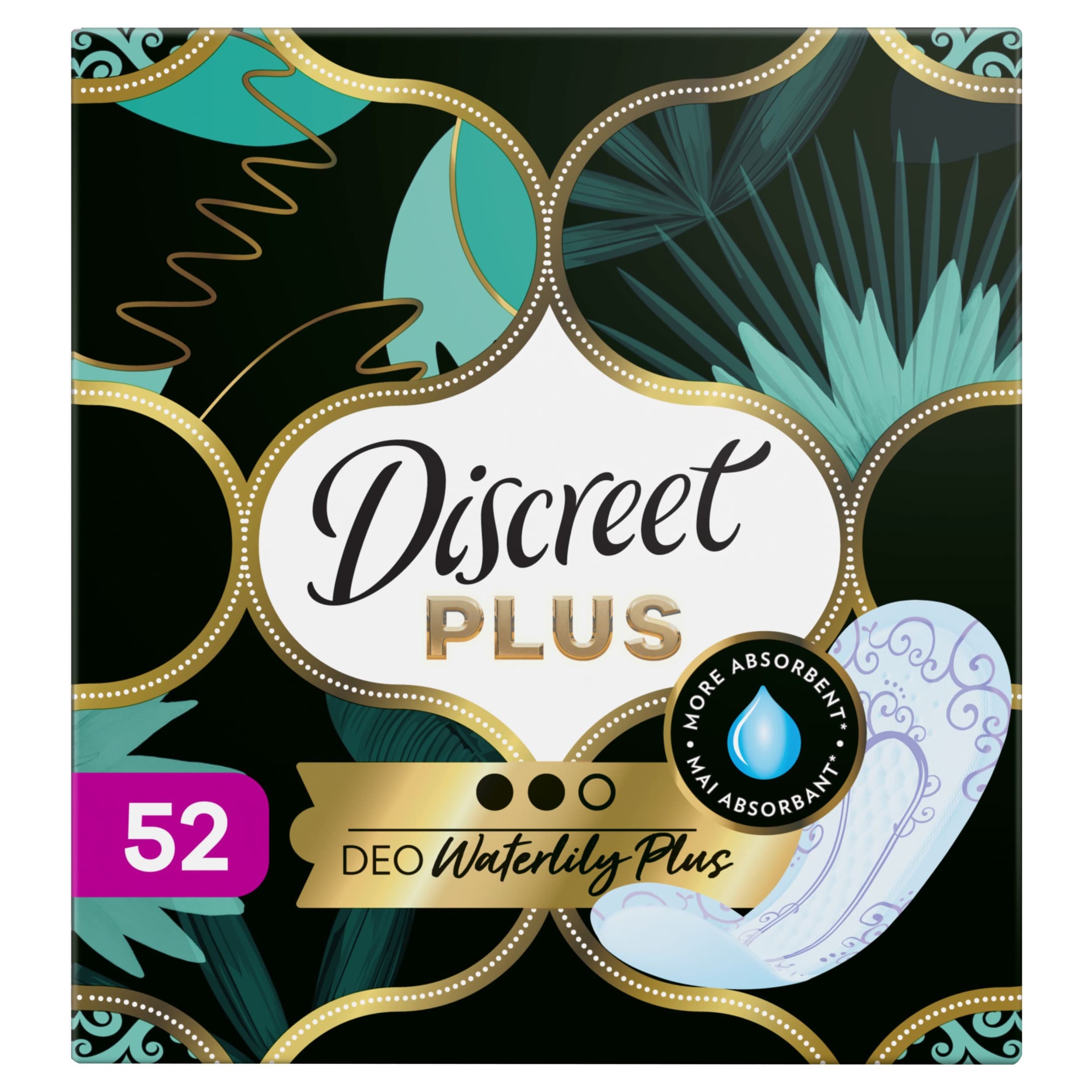 Discreet pro každodenní ochranu Waterlily Plus 52 ks