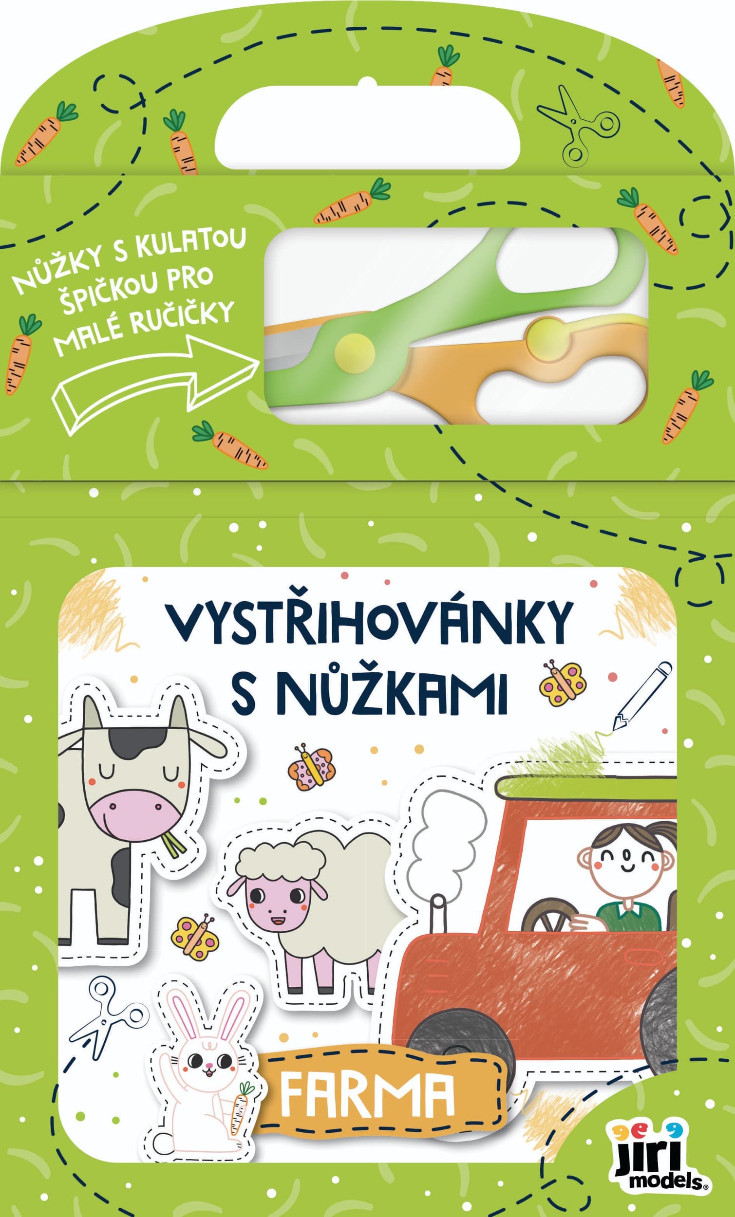 Jiri Models Vystřihovánky s nůžkami Farma
