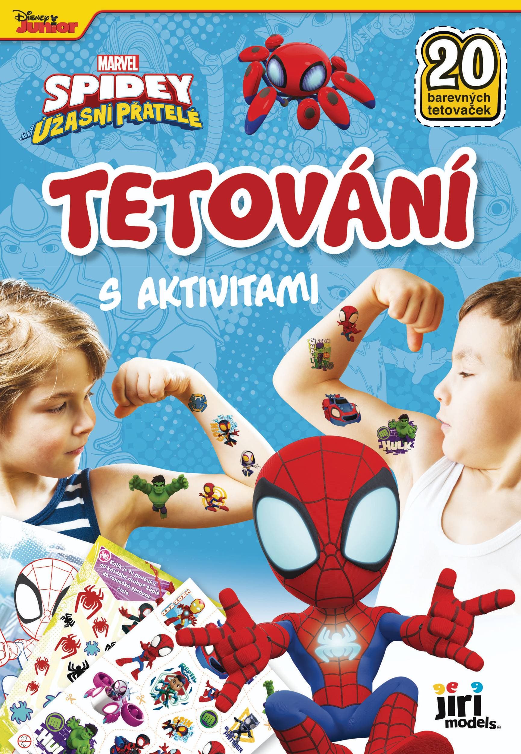 Jiri Models Tetování s aktivitami Spidey